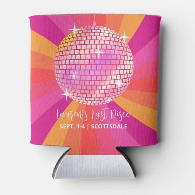 70er Last Disco Junggeselinnen-Abschied Gift, SARA Dosenkühler (Vorderseite)