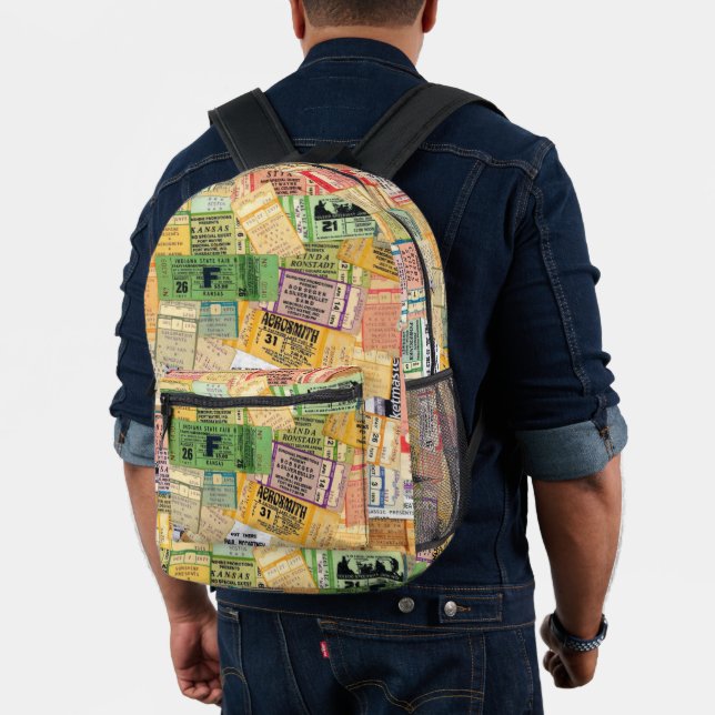 70er Music Concert Tickets Rucksack (Insitu (Modell))
