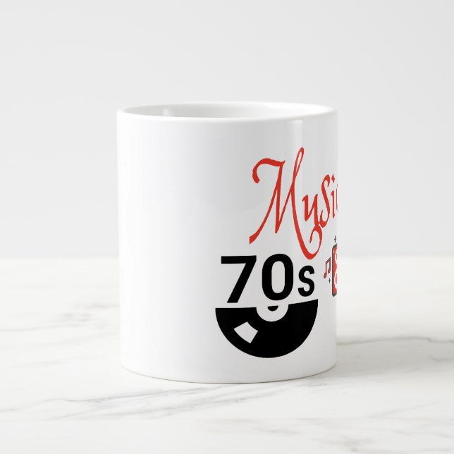70er Music - Jumbo-Tasse (Vorderseite)