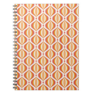 70er nostalgische Notebook-Groovity-Optik Notizblock