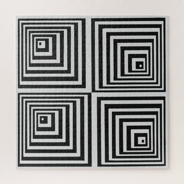 70er Op Art Puzzle (Vertikal)