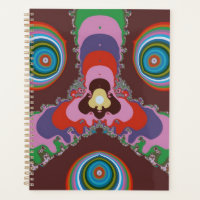 70er Psychedelic-Muster Retro-Kunst