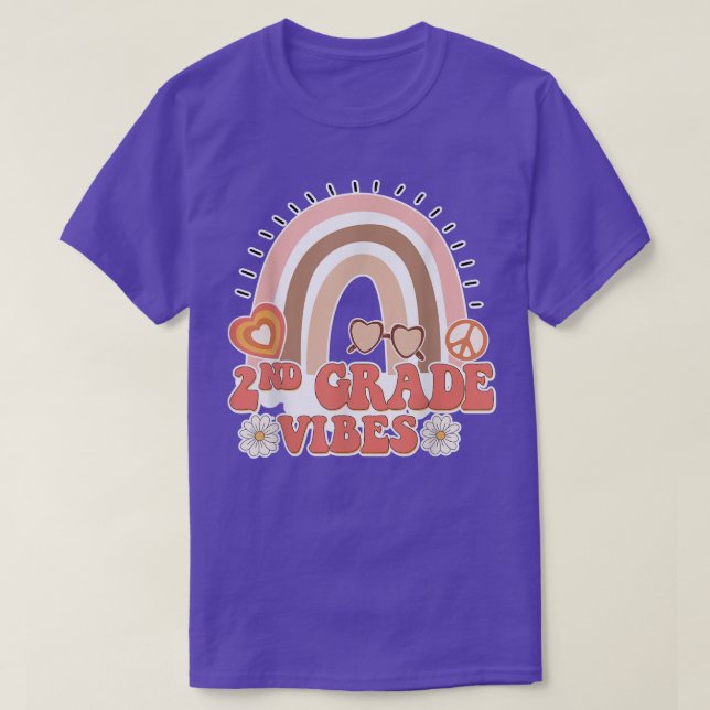 70er Rainbow Back to School S T-Shirt (Design vorne)