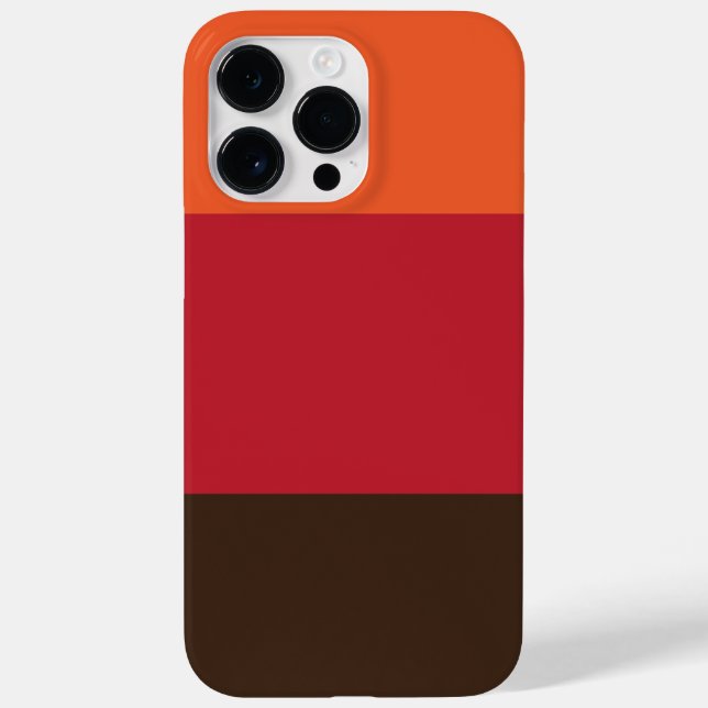 70er Retro 3 Streifen Vintages Farbmuster Case-Mate iPhone Hülle (Rückseite)