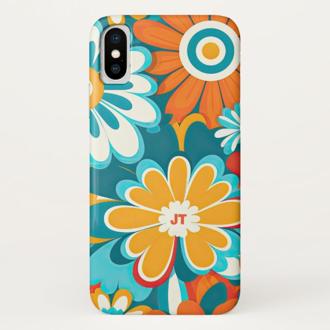 70er Retro Case-Mate iPhone Hülle (Rückseite)