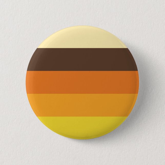 70er Retro-Farbmuster gestrichen Button (Vorderseite)