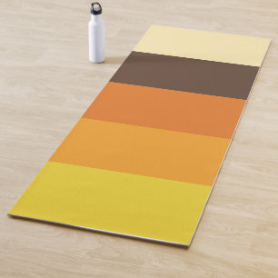 70er Retro-Farbmuster gestrichen Yogamatte