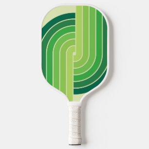70er Retro Geometric Design Pickleball Schläger