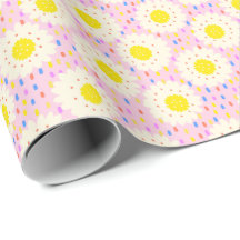 70er Retro Groovy Pink Gänseblümchen Blumenmuster