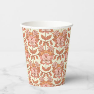 70er Retro Inspiriert Hochzeit Pappbecher