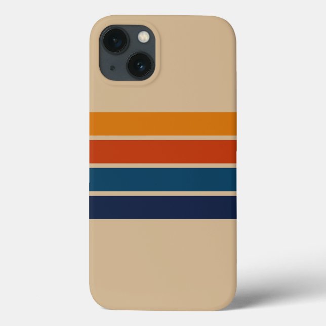 70er Retro iPhone 13 Hülle (Rückseite)