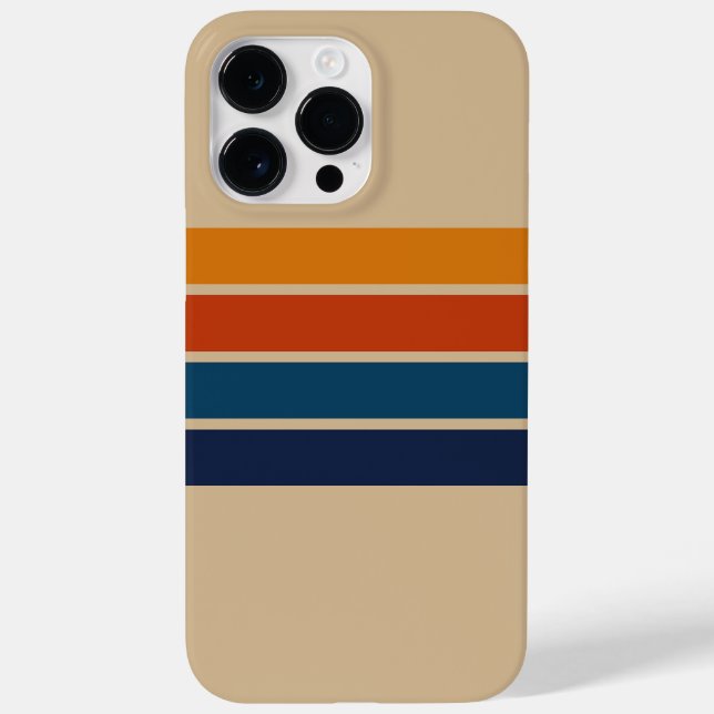 70er Retro iPhone 14 Pro Max Hülle (Rückseite)
