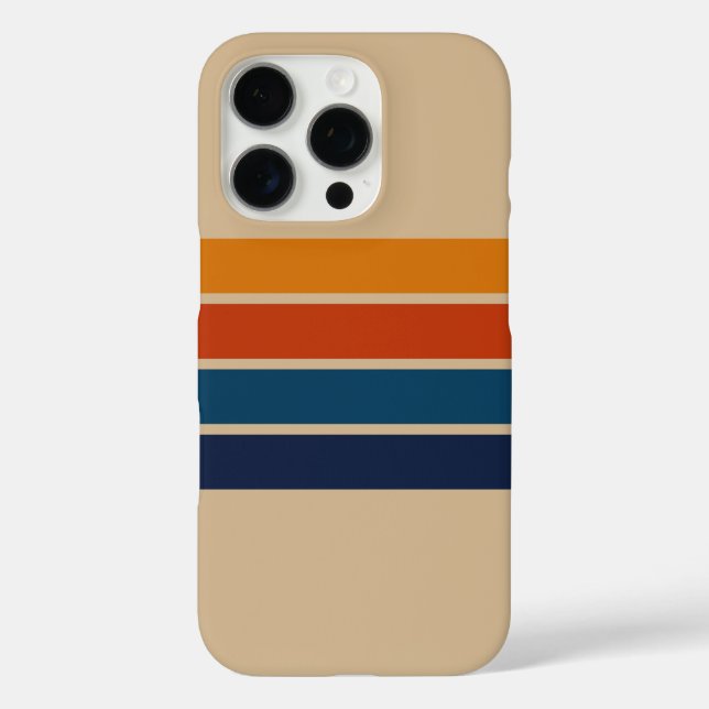 70er Retro iPhone 16 Pro Hülle (Rückseite)