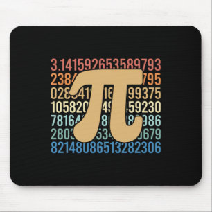 70er Retro Pi Day Math Gleichung Zahlen Lehrer Stu Mousepad