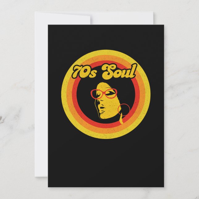 70er Retro Soul Music Gerne Soul Music Save The Date (Vorderseite)