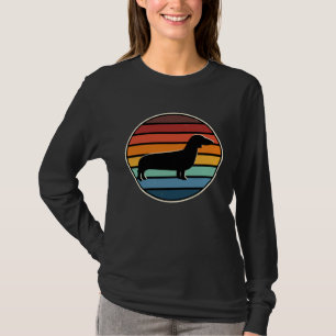 70er Retro Vintage Dachshund T-Shirt