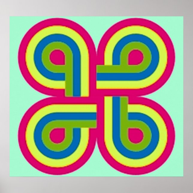 70er Retroposter Nr. 1 Poster (Vorne)