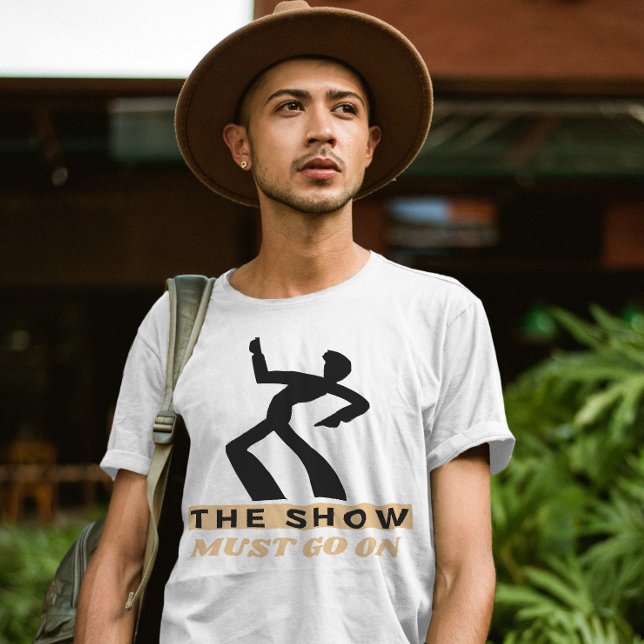 70er Rettro muss weitergehen T-Shirt (Von Creator hochgeladen)