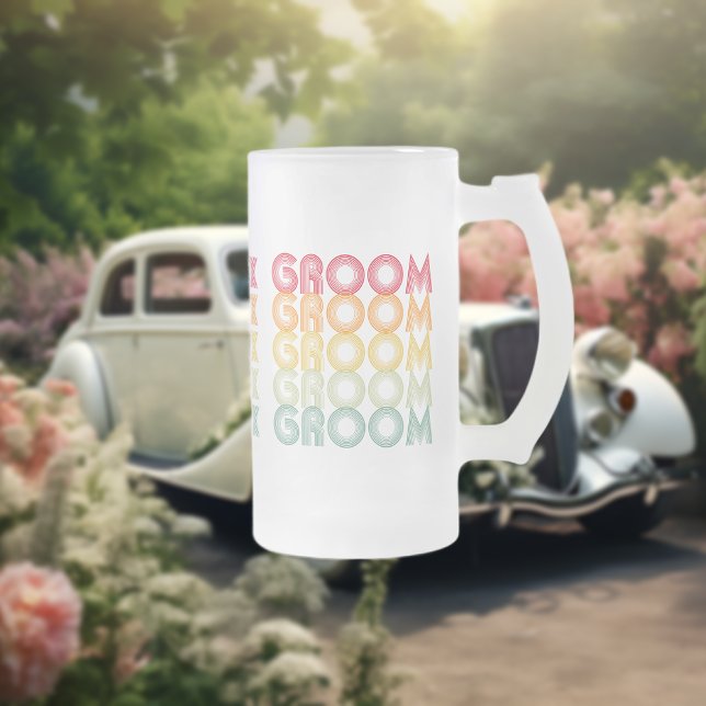 70er Stil Lagen Text Jahr zur Erinnerung an den Bo Mattglas Bierglas (Von Creator hochgeladen)