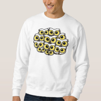 70er Style Eule Sweatshirt