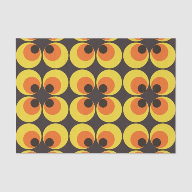 70er Tapete Seidenpapier (Vorderseite)