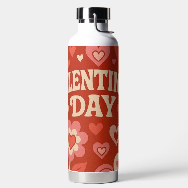 70er, Valentinstag-Kunstwerke Trinkflasche (links)