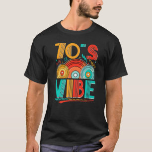 70er-Vibe-CD 70er-Musik 1970er-Generation Retro Si T-Shirt