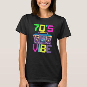 70er Vibe Klassische Kostümmusik Geboren 1990 T-Shirt