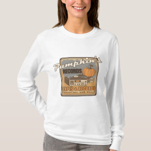 70er Vintag Retro Pumpkins Platten Store T-Shirt