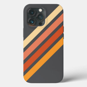70er Vintage Retro Farbige Streifen Case-Mate iPhone Hülle