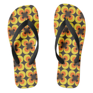 70er Wallpaper Flip Flops