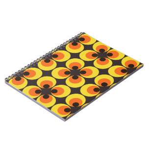 70er Wallpaper Notizblock