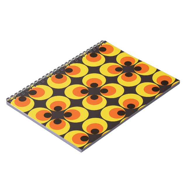 70er Wallpaper Notizblock (Linke Seite)