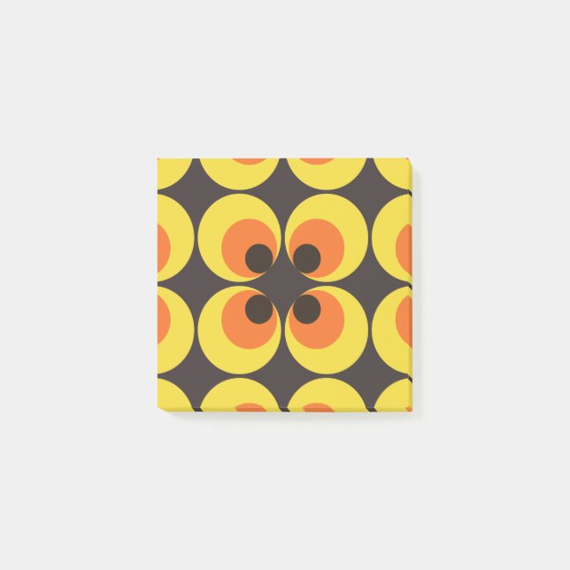 70er Wallpaper Post-it Klebezettel (Vorderseite)