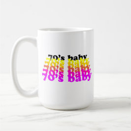 70'S baby funny birthday present born 1970 - 1979  Kaffeetasse