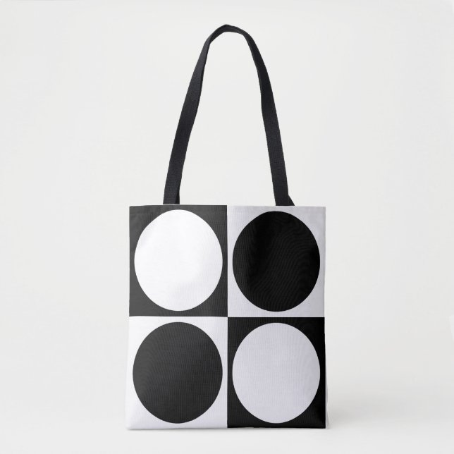 70s Checks and Circles Black and White (Vorderseite)