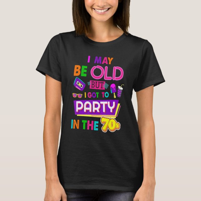 70s Design For Women Rave Outfit & 70s Festival Co T-Shirt (Vorderseite)