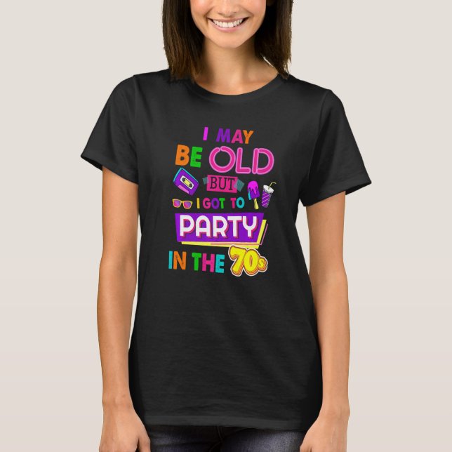 70s Design For Women Rave Outfit & 70s Festival Co T-Shirt (Vorderseite)