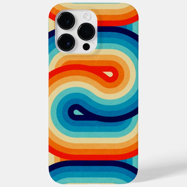 70s Double Wave Case-Mate iPhone Hülle (Rückseite)