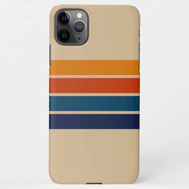 70s Retro iPhone 11 Pro Max Case Hülle (Rückseite)