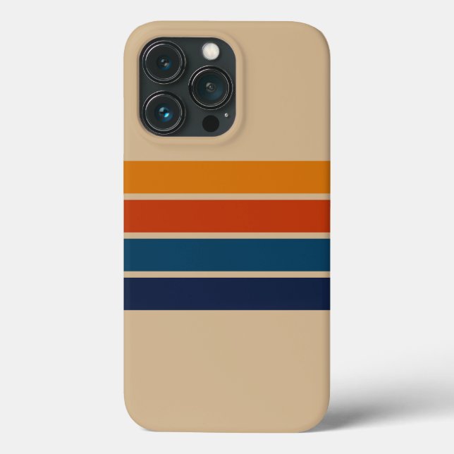 70s Retro iPhone 13 Pro Case (Rückseite)