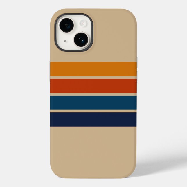 70s Retro iPhone 14 Case (Rückseite)