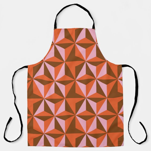 70s retro vintage pattern background schürze (Vorderseite)