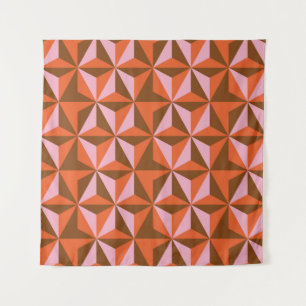 70s retro vintage pattern background wandteppich