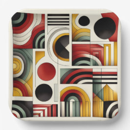 70s Urban Flow Pappteller