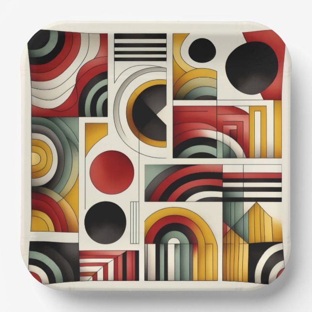 70s Urban Flow Pappteller (Vorderseite)