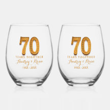 70th Anniversary Personalized