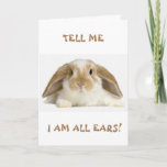 **70th** BIRTHDAY HUMOR FROM *FUNNY BUNNY" Card Karte<br><div class="desc">THANKS FOR STOPPING BY ONE OF MY EIGHT STORES. THIS CARD IS SO CUTE FOR THAT GEWISSE PERSON IN YOUR LIFE WHO IS TURNING "70" AND THANKS FOR STOPPING BY 1 OF MY 8 STORES!!! (CHANGE THE AGE IF YOU NEED TO & I HAVE MORE AT THIS STORE)</div>