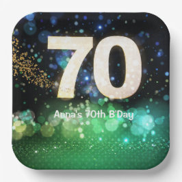 70th Birthday Party Pappteller