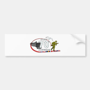 70th D-Day anniversary Autoaufkleber